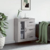 Sideboard Grau Sonoma 69,5x34x90 cm Holzwerkstoff