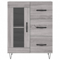 Sideboard Grau Sonoma 69,5x34x90 cm Holzwerkstoff