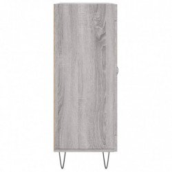 Sideboard Grau Sonoma 69,5x34x90 cm Holzwerkstoff