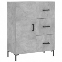 Sideboard Betongrau 69,5x34x90 cm Holzwerkstoff