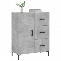 Sideboard Betongrau 69,5x34x90 cm Holzwerkstoff