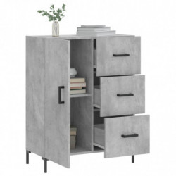 Sideboard Betongrau 69,5x34x90 cm Holzwerkstoff