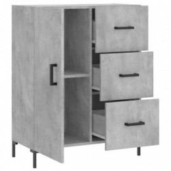 Sideboard Betongrau 69,5x34x90 cm Holzwerkstoff