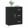 Sideboard Schwarz 69,5x34x90 cm Holzwerkstoff