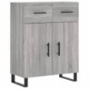 Sideboard Grau Sonoma 69,5x34x90 cm Holzwerkstoff