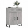 Sideboard Grau Sonoma 69,5x34x90 cm Holzwerkstoff