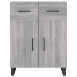 Sideboard Grau Sonoma 69,5x34x90 cm Holzwerkstoff