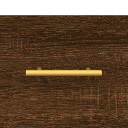 Sideboard Braun Eichen-Optik 69,5x34x90 cm Holzwerkstoff