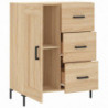 Sideboard Sonoma-Eiche 69,5x34x90 cm Holzwerkstoff