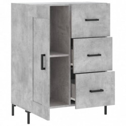 Sideboard Betongrau 69,5x34x90 cm Holzwerkstoff