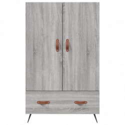 Highboard Grau Sonoma 69,5x31x115 cm Holzwerkstoff