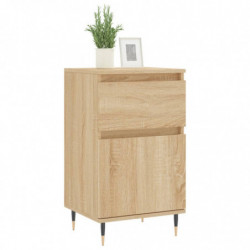 Sideboards 2 Stk. Sonoma-Eiche 40x35x70 cm Holzwerkstoff