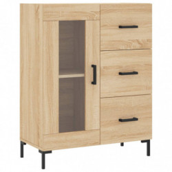 Sideboard Sonoma-Eiche 69,5x34x90 cm Holzwerkstoff