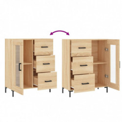 Sideboard Sonoma-Eiche 69,5x34x90 cm Holzwerkstoff