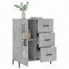 Sideboard Betongrau 69,5x34x90 cm Holzwerkstoff