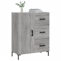 Sideboard Grau Sonoma 69,5x34x90 cm Holzwerkstoff