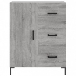 Sideboard Grau Sonoma 69,5x34x90 cm Holzwerkstoff