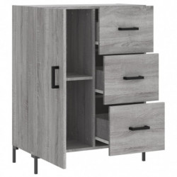 Sideboard Grau Sonoma 69,5x34x90 cm Holzwerkstoff