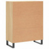 Sideboard Sonoma-Eiche 69,5x34x90 cm Holzwerkstoff