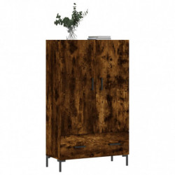 Highboard Räuchereiche 69,5x31x115 cm Holzwerkstoff