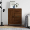 Sideboard Braun Eichen-Optik 69,5x34x90 cm Holzwerkstoff