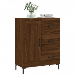 Sideboard Braun Eichen-Optik 69,5x34x90 cm Holzwerkstoff