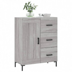 Sideboard Grau Sonoma 69,5x34x90 cm Holzwerkstoff