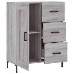 Sideboard Grau Sonoma 69,5x34x90 cm Holzwerkstoff