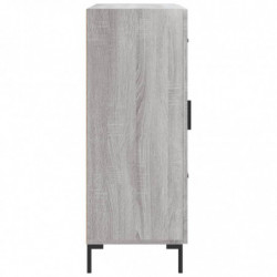 Sideboard Grau Sonoma 69,5x34x90 cm Holzwerkstoff