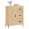 Sideboard Sonoma-Eiche 69,5x34x90 cm Holzwerkstoff