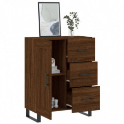 Sideboard Braun Eichen-Optik 69,5x34x90 cm Holzwerkstoff