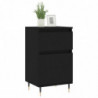 Sideboards 2 Stk. Schwarz 40x35x70 cm Holzwerkstoff