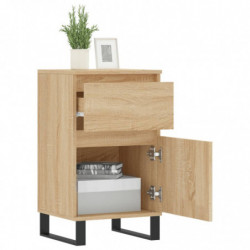 Sideboards 2 Stk. Sonoma-Eiche 40x35x70 cm Holzwerkstoff