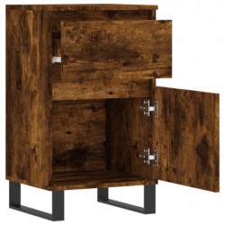 Sideboards 2 Stk. Räuchereiche 40x35x70 cm Holzwerkstoff