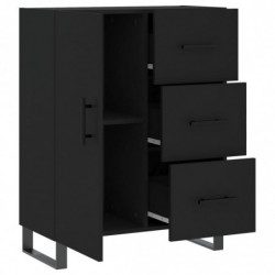 Sideboard Schwarz 69,5x34x90 cm Holzwerkstoff