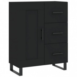 Sideboard Schwarz 69,5x34x90 cm Holzwerkstoff