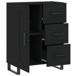 Sideboard Schwarz 69,5x34x90 cm Holzwerkstoff