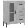 Sideboard Betongrau 69,5x34x90 cm Holzwerkstoff