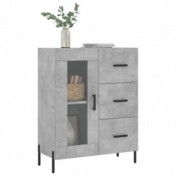 Sideboard Betongrau 69,5x34x90 cm Holzwerkstoff