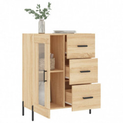 Sideboard Sonoma-Eiche 69,5x34x90 cm Holzwerkstoff