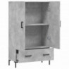 Highboard Betongrau 69,5x31x115 cm Holzwerkstoff