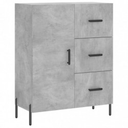 Sideboard Betongrau 69,5x34x90 cm Holzwerkstoff