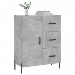 Sideboard Betongrau 69,5x34x90 cm Holzwerkstoff