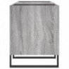 Plattenschrank Grau Sonoma 121x38x48 cm Holzwerkstoff