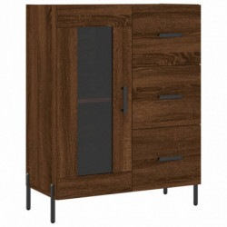 Sideboard Braun Eichen-Optik 69,5x34x90 cm Holzwerkstoff