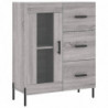 Sideboard Grau Sonoma 69,5x34x90 cm Holzwerkstoff