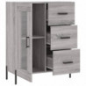 Sideboard Grau Sonoma 69,5x34x90 cm Holzwerkstoff