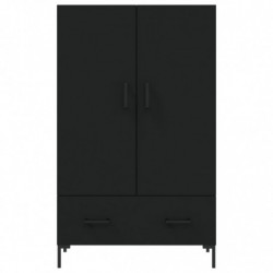 Highboard Schwarz 69,5x31x115 cm Holzwerkstoff