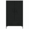 Highboard Schwarz 69,5x31x115 cm Holzwerkstoff