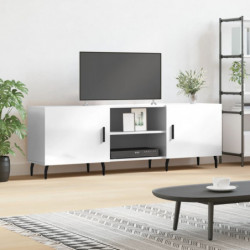 TV-Schrank Hochglanz-Weiß 150x30x50 cm Holzwerkstoff
